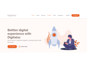 Digitalaz Bootstrap Template